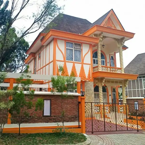 Villa Orange Kota Bunga Cc6 - Villa di Puncak